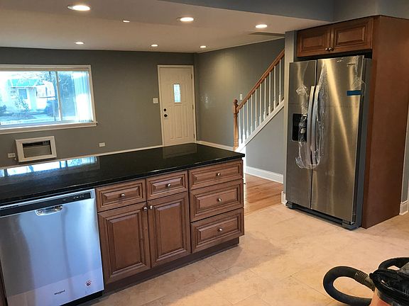 Kitchen Island With New Appliances!