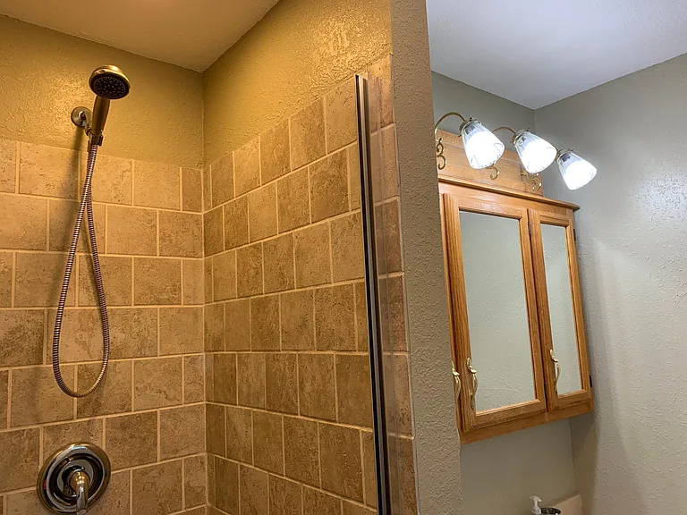 Master bath is off master bedroom