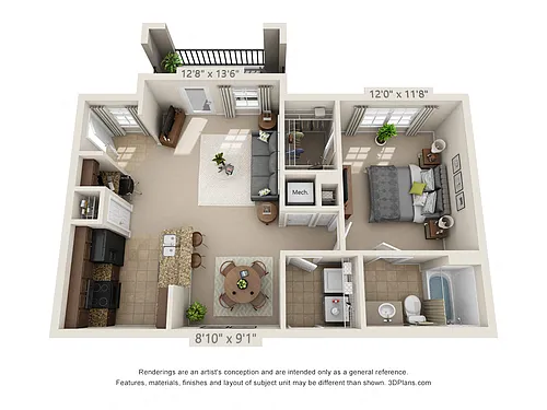 Floor plan A3 - The Sandstone with Garage