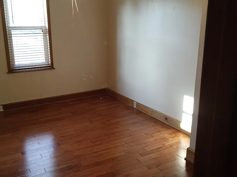 freshly painted master bedroom