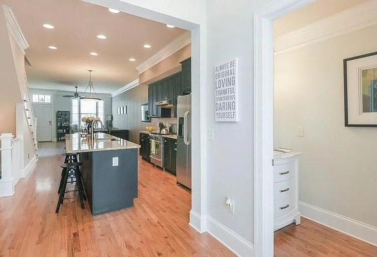 Half bath off the kitchen
