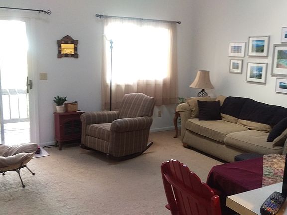living room from loft view