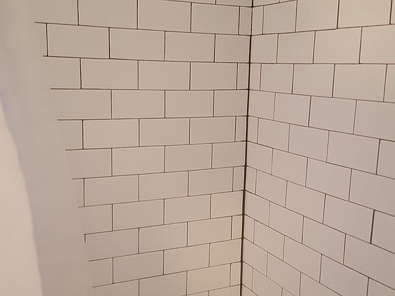 bathroom subway tile!
