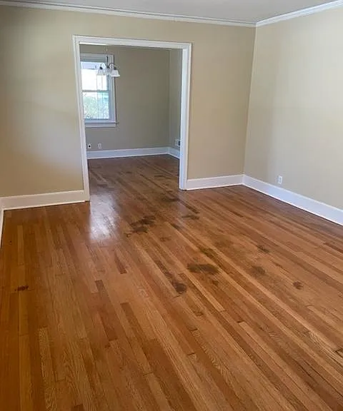 Huge living room.