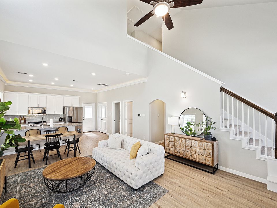 open space living room