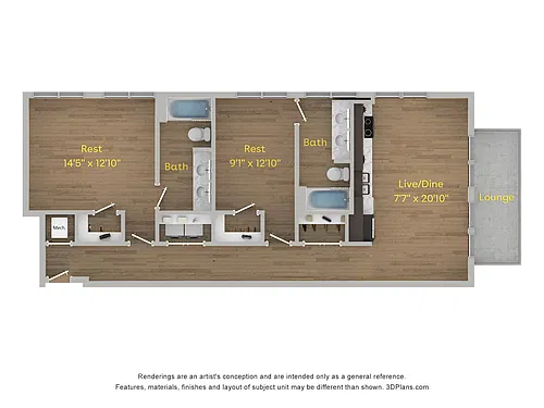 Floor plan B11