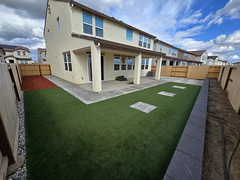 Backyard view