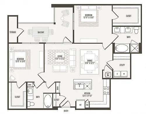 Floor plan B4