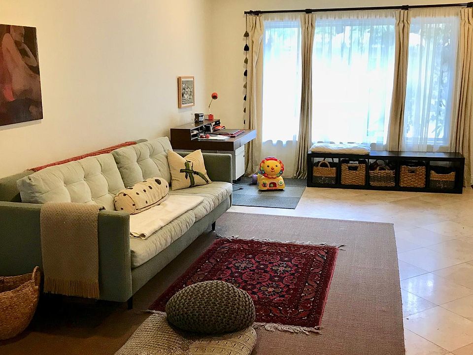 Living Room; center courtyard view