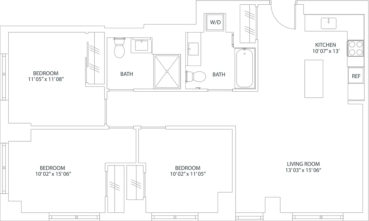 Floor plan F1