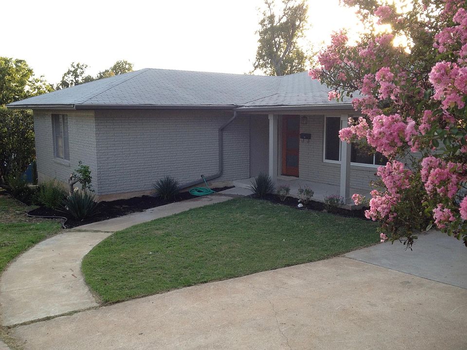 Mid-century house on a very short, quiet street one block fr