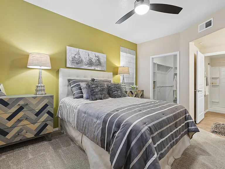 Welcome to Highland Groves at Morrison Ranch, where modern design meets comfort in every spacious bedroom. Enjoy stylish interiors, sleek fixtures, and ample natural light. Your ideal home awaitsexplore our community today!