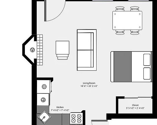 2nd image of 56 W 85th St APT 8