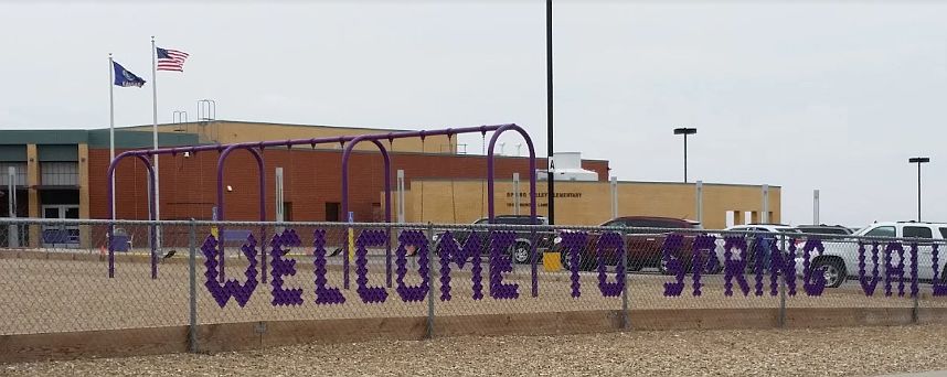 Walk your kiddos to Spring Valley Elementary School in Junction City, KS.