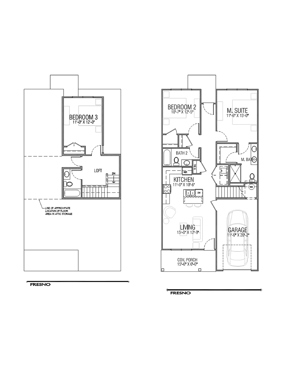 Floor plan Fresno