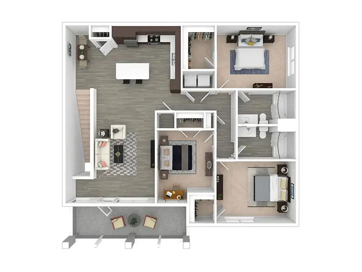 Floor plan 3X2-1420