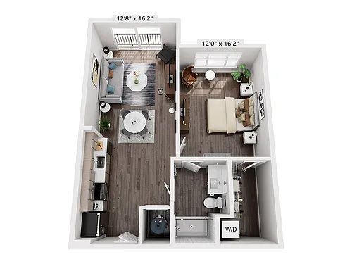 Floor plan 1B