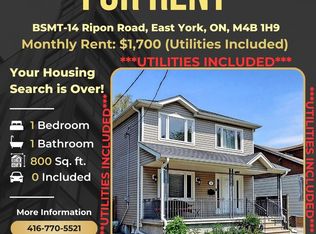 14 Ripon Rd #BASEMENT, Toronto, ON M4B1H9