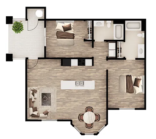Floor plan Tanque Verde