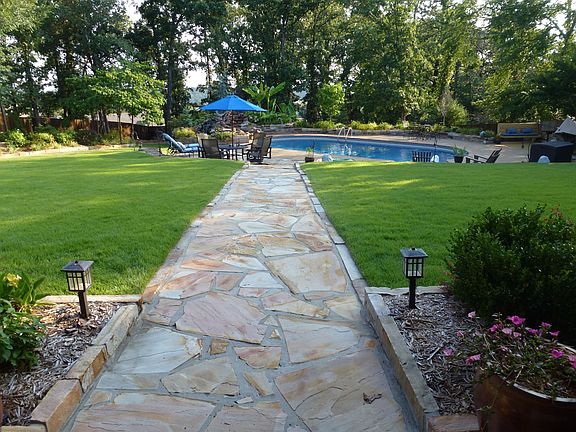 View from back porch area