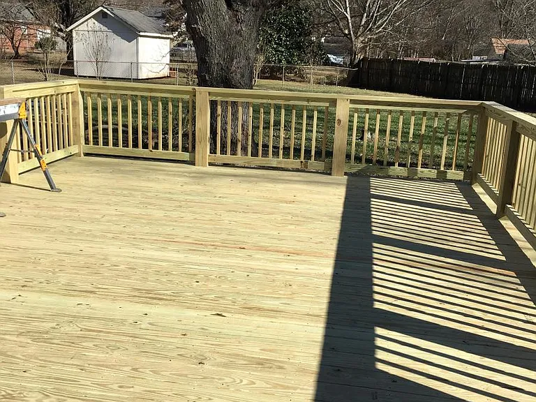 huge deck