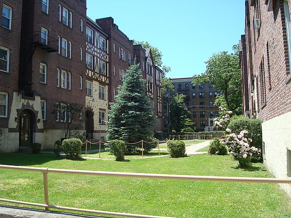Backview of the building