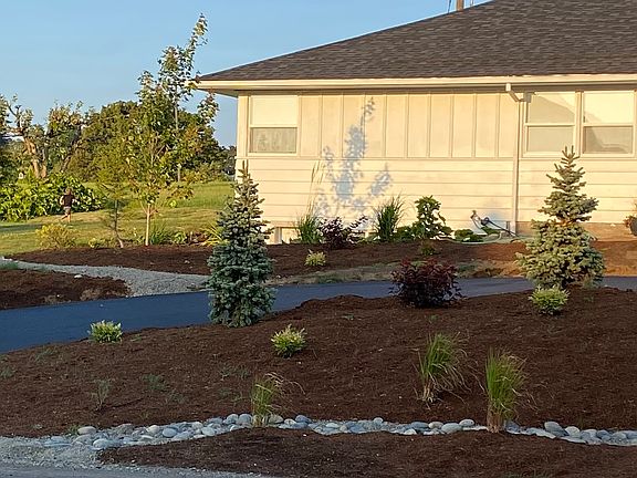 Exterior of the house (daylight apartment is to the lower left)
