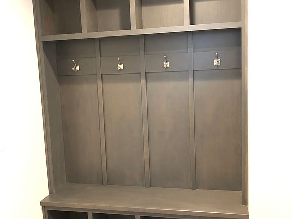 Back hall bench area