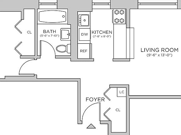 2nd image of 420 W 42nd St APT 21F