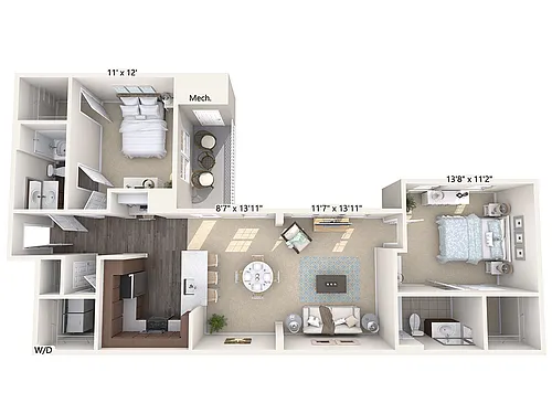 Floor plan B2-S-Upper