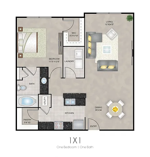 Floor plan 1A