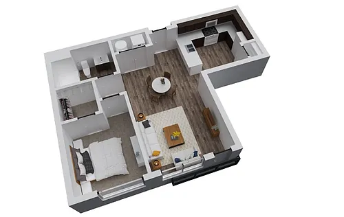 Floor plan Maroon