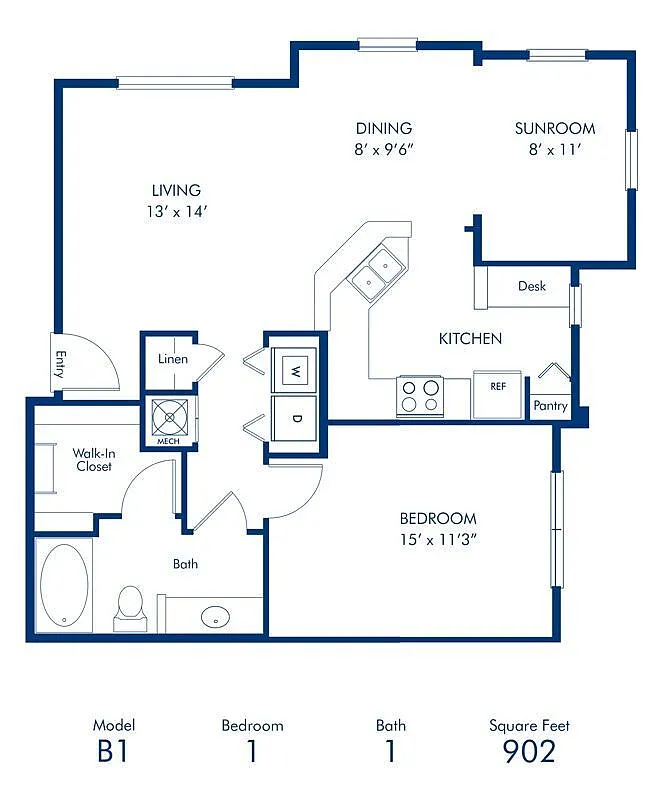 Floor plan B1