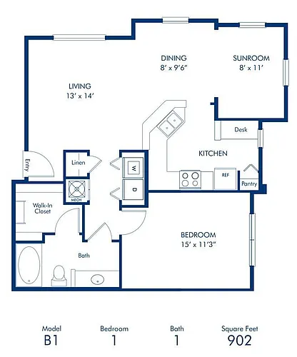 Floor plan B1