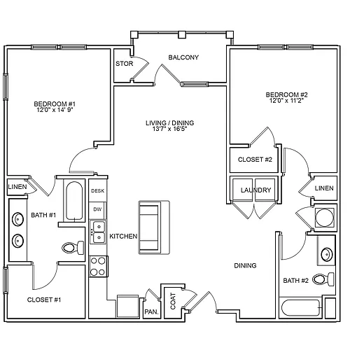 Floor plan Capital Place II