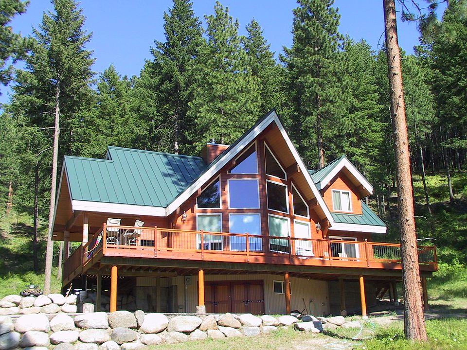 chalet home, full length deck