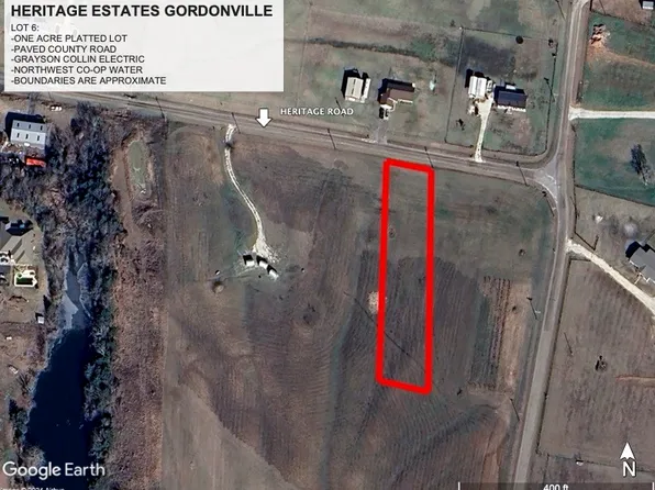 LOT 1.6 Heritage Rd, Gordonville, TX 76245