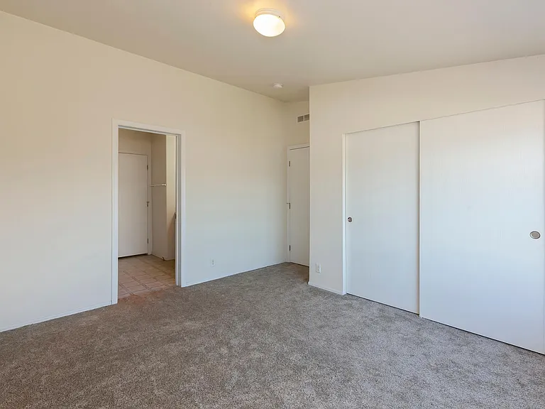 Bathroom entry, closet in master bedroom.