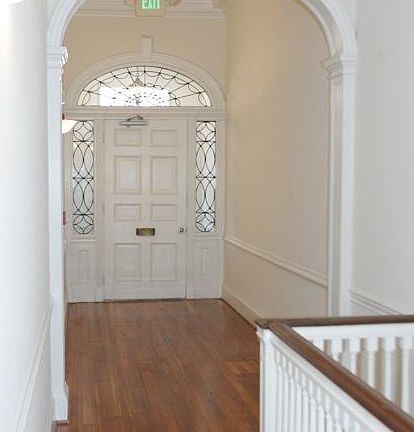 Front Hall of the 5 unit building, Cathedral Street entrance.