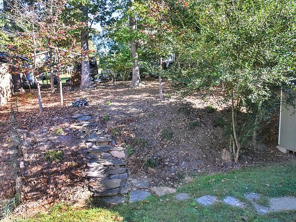 Rear yard mostly fenced