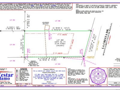 719 La Cresta LOT 385, Canyon Lake, TX, 78133