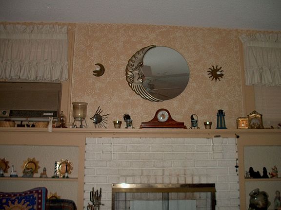 Fireplace in living room