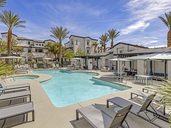 Whether you're soaking up the sun or unwinding in the shade, the upgraded pool space offers the perfect spot to cool down, recharge, and savor those sunny Vegas days in style at The Michael B.