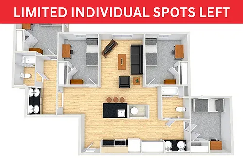 Floor plan Monroe