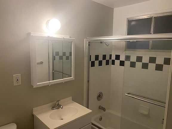 Newer tile in shower