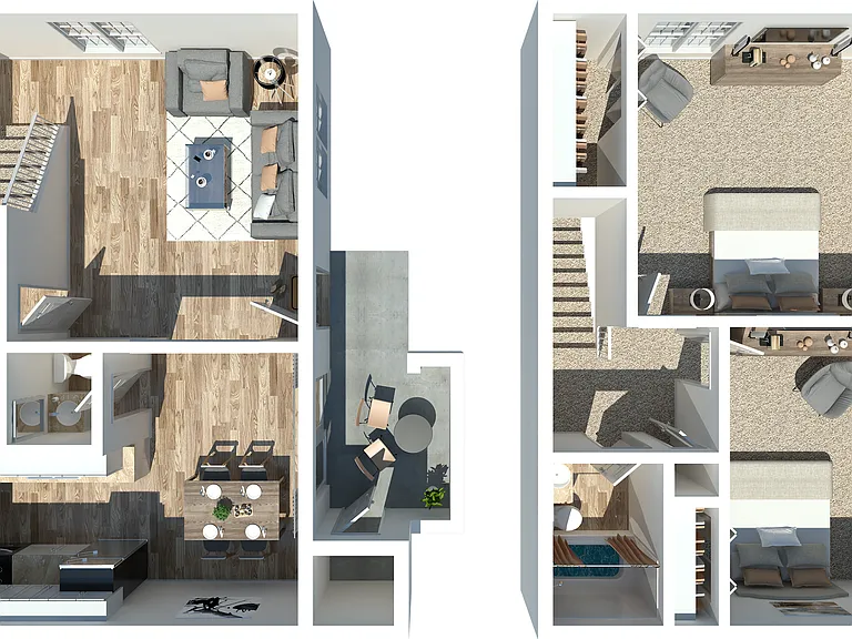 Two Bedroom Townhome Two Bedroom Townhome