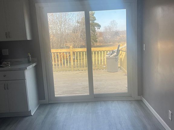 Patio door leading to deck