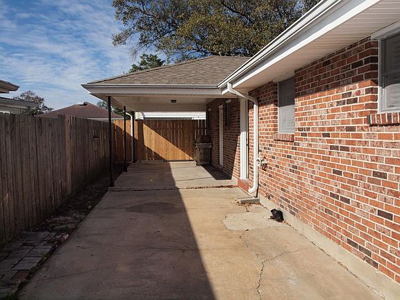 Driveway and carport