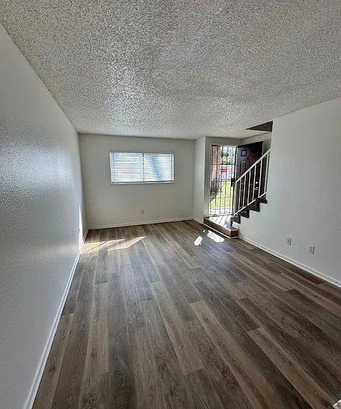 View from living room towards front door
