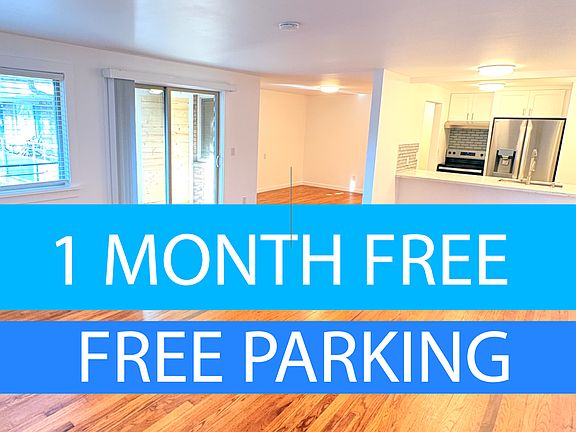 One Month Free rent and free parking with the unit!